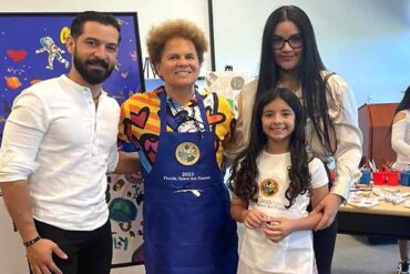 “Deja el nombre del país muy en alto”: niña venezolana ganó un concurso de arte de la NASA inspirado en el espacio (+Fotos)