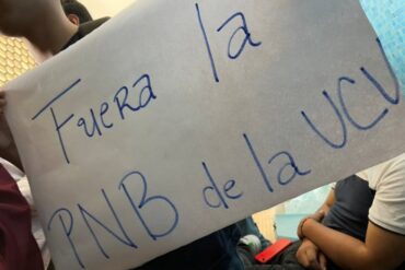 FCU-UCV denunció la presencia de funcionarios de la PNB y exige respeto a la autonomía universitaria