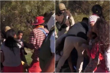 Agentes fronterizos de México  golpearon a una familia de migrantes venezolanos en Piedras Negras (+Video)