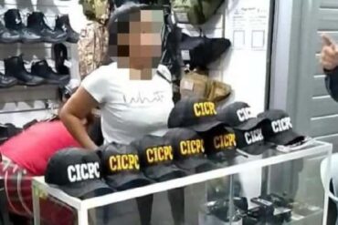 Abren investigación contra locales comerciales que venden prendas con insignias del Cicpc