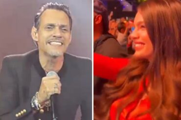 El momentazo que vivió Nadia Ferreira: Marc Anthony le dijo en pleno concierto que es “su tesoro” y que “lo vuelve loco” (+Video)