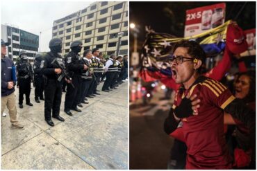 “Impresentable actitud del gobierno de Perú”: chavismo calificó de xenófobo el control de identidad en Lima para el partido contra Venezuela (+Fotos)