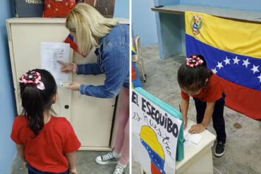 “Llevamos el mismo camino que Cuba”: Polémica en redes por video de niña de preescolar participando en simulacro de referéndum del Esequibo (+Video)