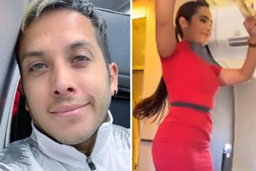 Alex Tienda “se enamoró” de una tripulante de cabina venezolana, la grabó y comenzaron acusarlo de “acosador” en redes: así se defendió (+Videos)