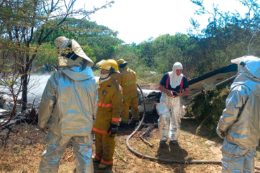 Un muerto y cinco heridos por la caída de un avión ambulancia en Valledupar (+Fotos)