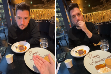 Lo llevó a un lujoso restaurante en Londres y le hizo creer que era su aniversario: así fue la inesperada reacción que se volvió viral en TikTok (+Video)