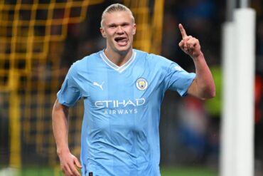 Haaland, el goleador del Manchester City, revela la razón por la que juega con la boca vendada