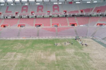 Alertan que peligroso hongo pone en riesgo estadio de Cabudare como sede del preolímpico del fútbol