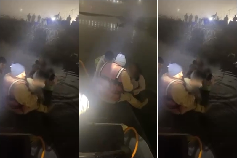 Rescataron a mujer y sus cuatro hijos con hipotermia tras estar siete horas en el río Bravo: video del angustiante momento que vivieron (+Video)