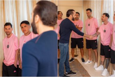 Nayib Bukele tuvo un encuentro con los jugadores del Inter Miami y la “miradita” de Lionel Messi al presidente se volvió viral (+Fotos y reacciones)