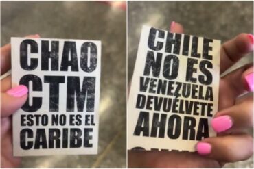 “Me escupieron y dieron este papelito”: el terrible acto de xenofobia que sufrió venezolana en Chile (+Video)