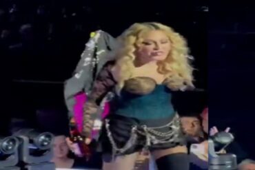 Madonna se puso modo Tokischa y escupió cerveza a sus fanáticos durante un concierto (+Video)