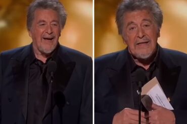 Al Pacino reveló el motivo por el que no mencionó a las nominadas en la entrega a Mejor Película en los Oscar (+Video)