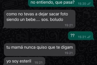 Se enteró de la peor manera que fue adoptado por sus padres a través de un chat de WhatsApp: “Viví engañado toda mi vida” (+Capturas)