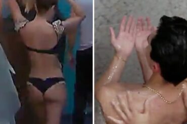 La Divaza protagonizó candente escena con dos participantes en la ducha de ‘La casa de los famosos’ (+Video)