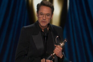 “Quiero agradecer a mi terrible infancia y a la Academia»: Lo que dijo Robert Downey Jr. tras ganar su primer premio Óscar (+Discurso)