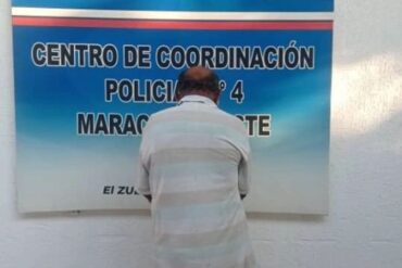 Un septuagenario fue arrestado en Zulia por masturbarse en un carrito por puesto frente a una adolescente