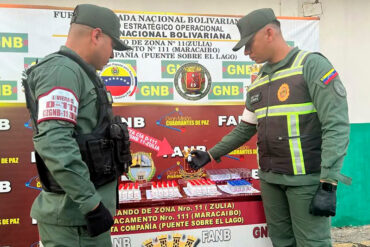 En un camión de encomiendas la GNB incautó en Zulia un lote de ampollas de fentanilo