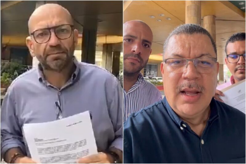 Un Nuevo Tiempo y Movimiento por Venezuela entregaron documentos al CNE para adherirse a la candidatura de Edmundo González (+Videos)
