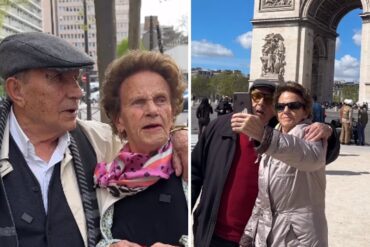 El conmovedor viaje que hicieron a París una pareja de ancianos para celebrar su luna de miel 63 años después (+Video)