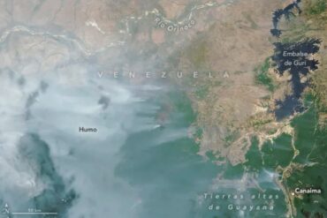 “Son los más grandes en años”: Desde el espacio se puede observar el humo de incendios forestales en Venezuela