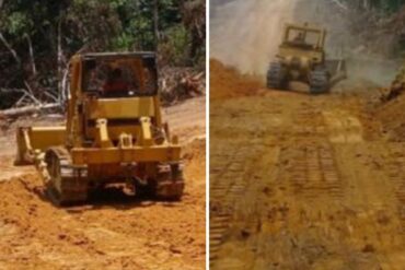 Así quedó la pista de aterrizaje que construye la FANB en la isla Anacoco, cerca del Esequibo (+Video)