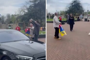 “Criminales”: Venezolanos en Países Bajos confrontaron a la comitiva del gobierno que acudió a la Corte Internacional de Justicia (+Video)