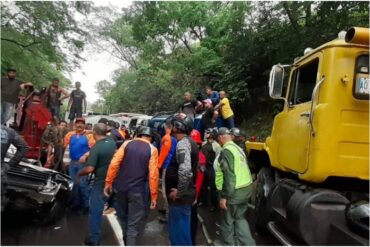 Accidente de tránsito múltiple en San Juan de Los Morros dejó 8 fallecidos y dos heridos (+Fotos)