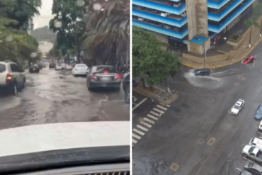 Fuertes lluvias en Caracas causaron contratiempos y apenas comienza la temporada (+Video)