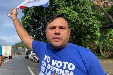 INTT impidió que simpatizantes de Edmundo González y María Corina Machado llegaran a Guarenas: les dijeron que “necesitaban un permiso” (+Videos)