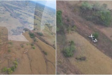Inutilizan “avión invasor asociado al narcotráfico” en una pista clandestina en Guárico, según la FANB (+Video)
