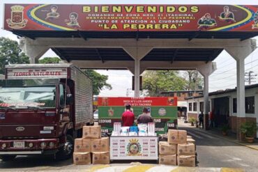 Detuvieron a dos hombres por presunto contrabando de insumos médicos en Táchira: militares les habrían incautado 32 cajas