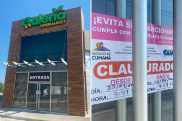 Por 72 horas cerraron un supermercado en Cumaná en el que se proyectó un video sexual mientras clientes compraban (+Imágenes)