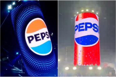 Con una lata gigante hecha con pantallas: así fue la presentación de la nueva imagen de Pepsi durante evento en Plaza Venezuela (+Video)