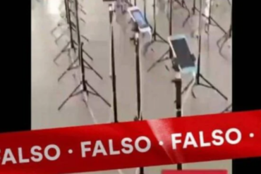 Es falso un video de un supuesto galpón de Vente Venezuela con equipos celulares para manipular redes sociales