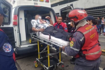 Un hombre fue rescatado tras caer en los rieles de la estación Bellas Artes del Metro de Caracas