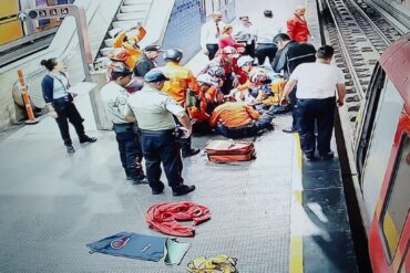 Trató de quitarse la vida al arrojarse a los rieles del Metro de Caracas y trabajadores la rescataron con signos vitales