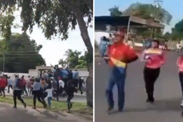 “Tres pelagatos, pues”: Ciudadanos registraron la poca cantidad de personas que seguía a caravana de Maduro en Bolívar (+Video)