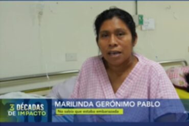 Mujer sufría dolores estomacales y descubrieron que tenía un tumor y un embarazo de cuatro meses (+Video)