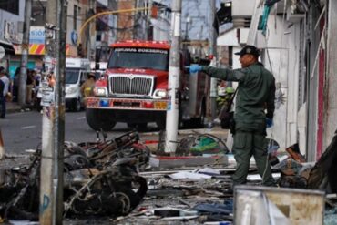 Murió un cuidador de carros venezolano que había resultado herido durante explosión de motobomba en Valle del Cauca