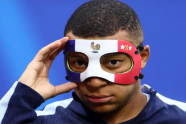 Mbappé practica con su máscara al estilo Tortuga Ninja previo al partido contra Países Bajos (+Video)