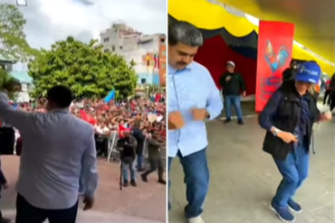 Maduro ya no prefiere estar “bañado de pueblo” y ahora pone barreras de metal en sus concentraciones para que la gente no se le acerque (+Videos)