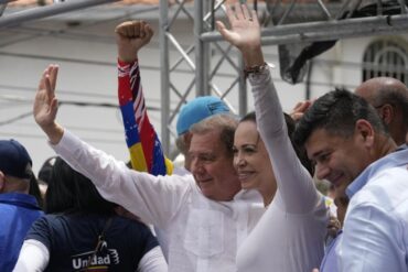 María Corina Machado y Edmundo González Urrutia entre los finalistas del Premio Sájarov