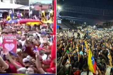 Como María Corina Machado: ahora Maduro pide a los chavistas “prender los teléfonos” en sus concentraciones de campaña (+Video)