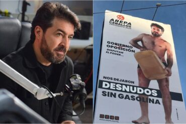 “Nos dejaron desnudos sin gasolina”: la valla publicitaria de Daniel Ceballos en boxer que causa controversia en redes (+Reacciones)