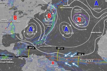 Inameh pronostica lluvias de «variada intensidad» en Caracas y otras regiones del país este #1Jun