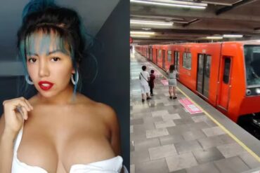 Polémica en México por Luna Bella, modelo de Onlyfans que grabó un video con contenido sexual en un vagón del metro