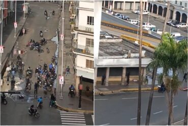 Así dispararon los «colectivos chavistas» en la Plaza O’Leary de El Silencio durante protestas este #29Jul (+Video)