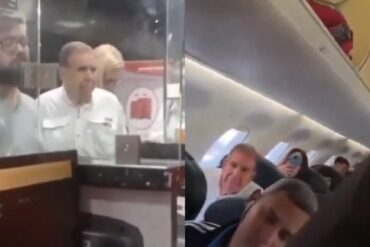 Edmundo González Urrutia fue víctima de insultos del personal de Conviasa por viajar con esa aerolínea (+Video)