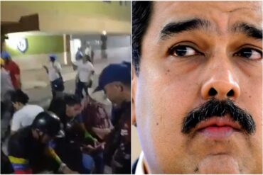 Las imágenes de un extremo a otro de un desolado mitin de Maduro en Puerto la Cruz (+Video)